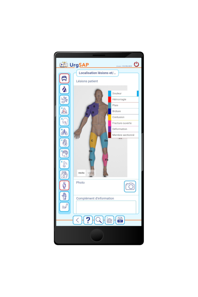 Smartphone UrgSAP ATSU